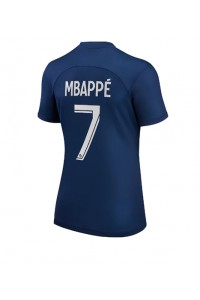 Paris Saint-Germain Kylian Mbappe #7 Voetbaltruitje Thuis tenue Dames 2022-23 Korte Mouw